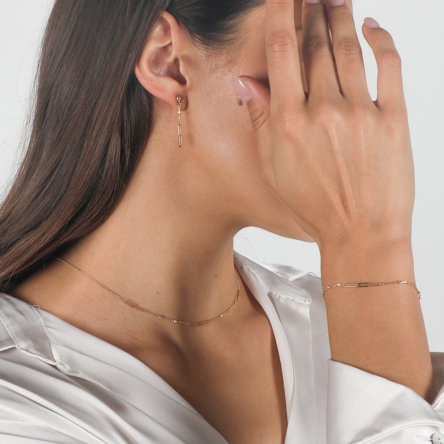 DAINTY PAPERCLIP SET - Al Khatib Gold