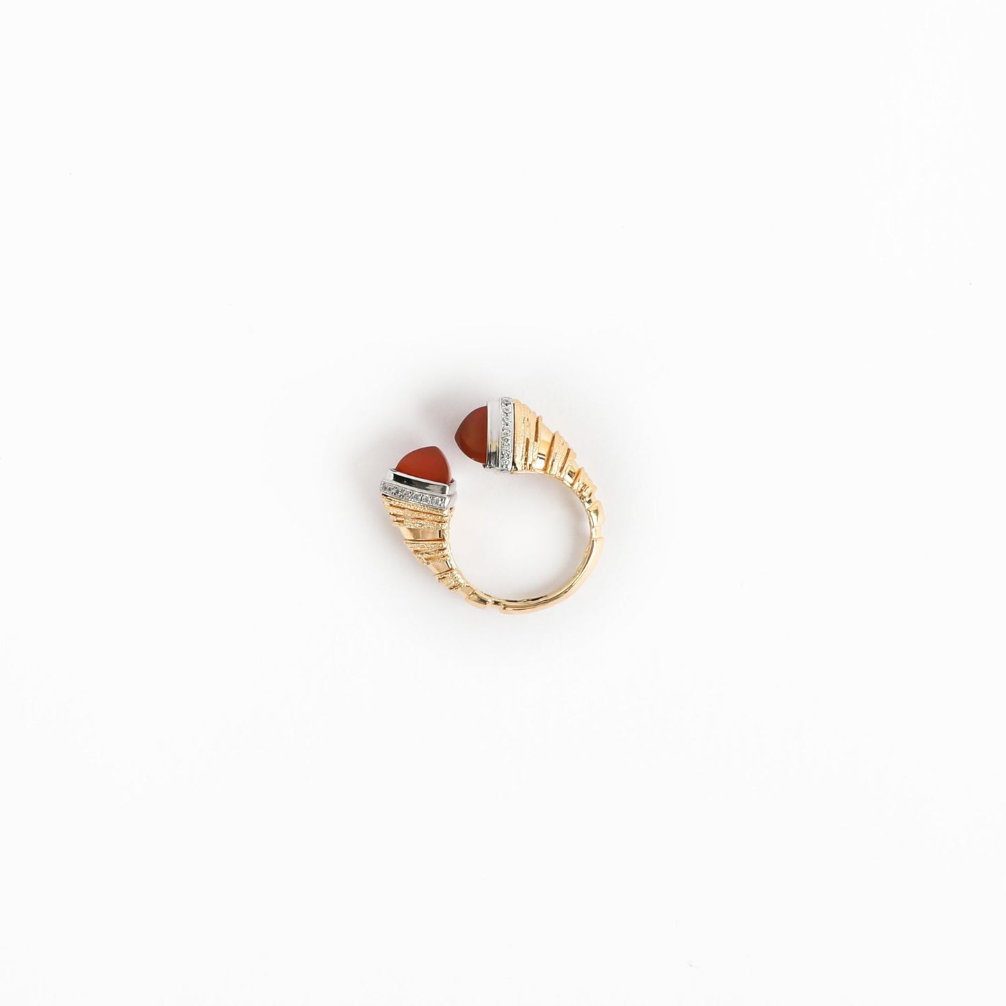 SERENITY MAROON RING - Al Khatib Gold
