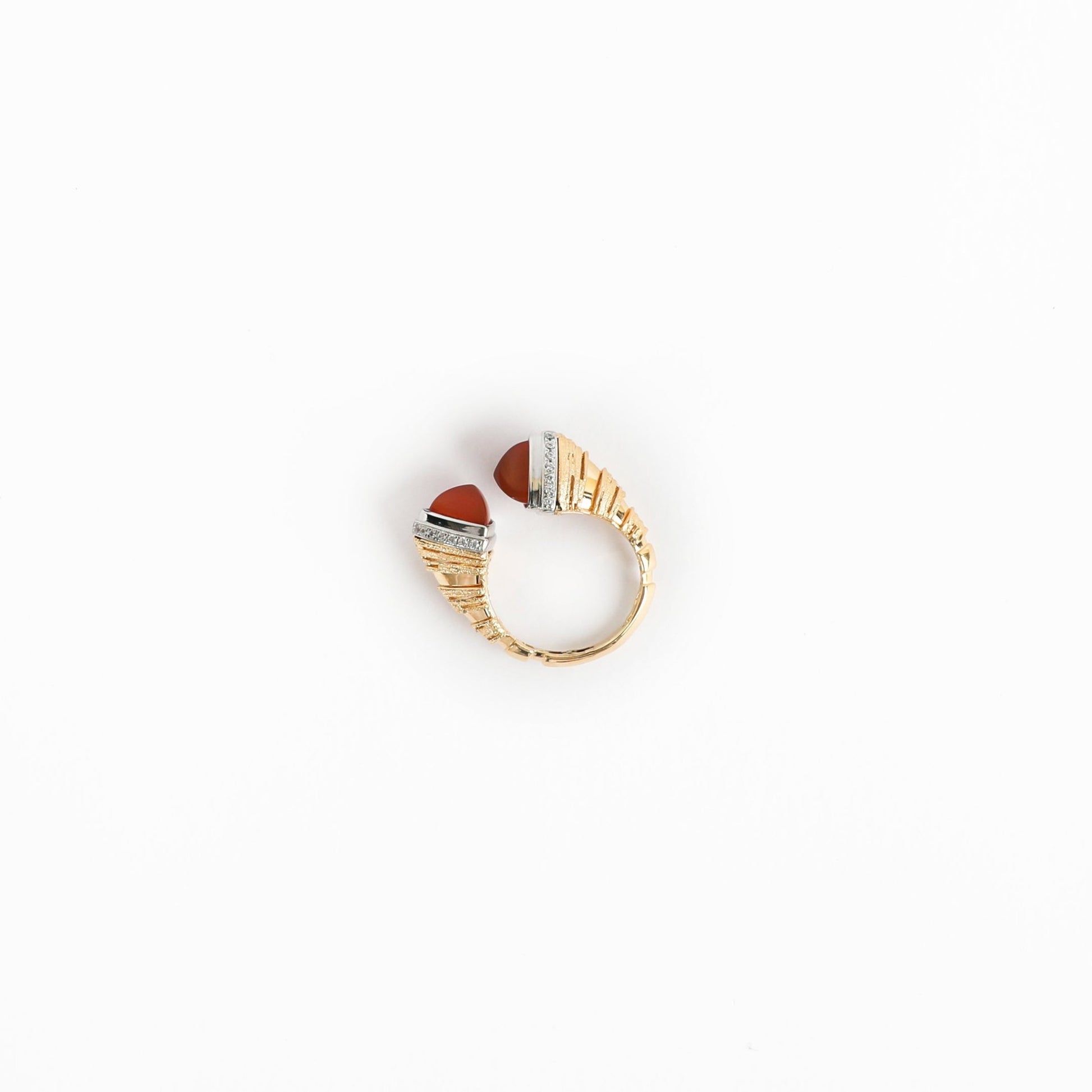 SERENITY MAROON RING - Al Khatib Gold