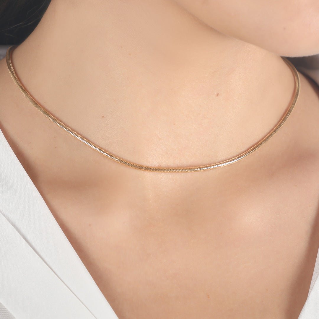 STRETCHY BOLD NECKLACE - Al Khatib Gold
