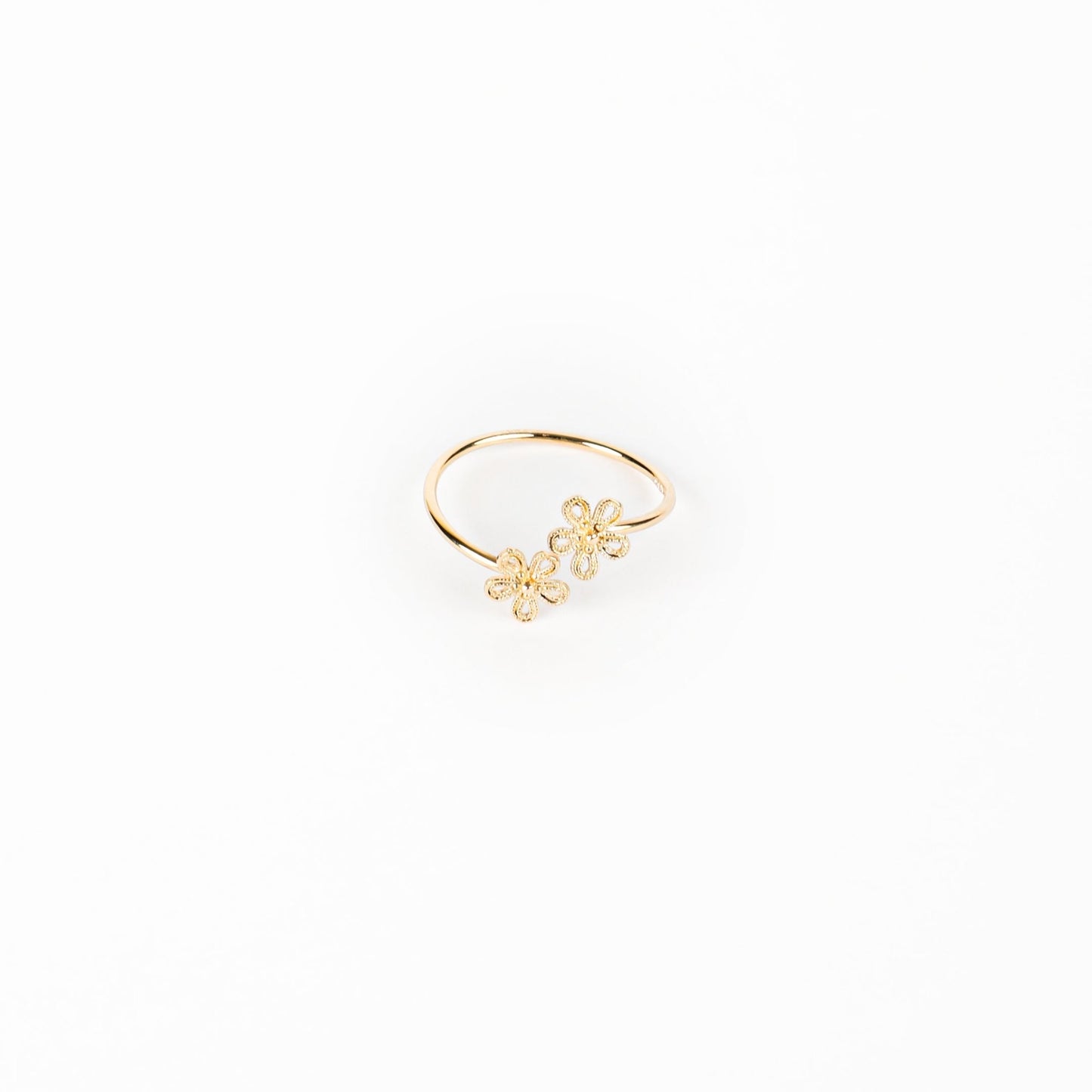 WRAP FLOWER RING - Al Khatib Gold