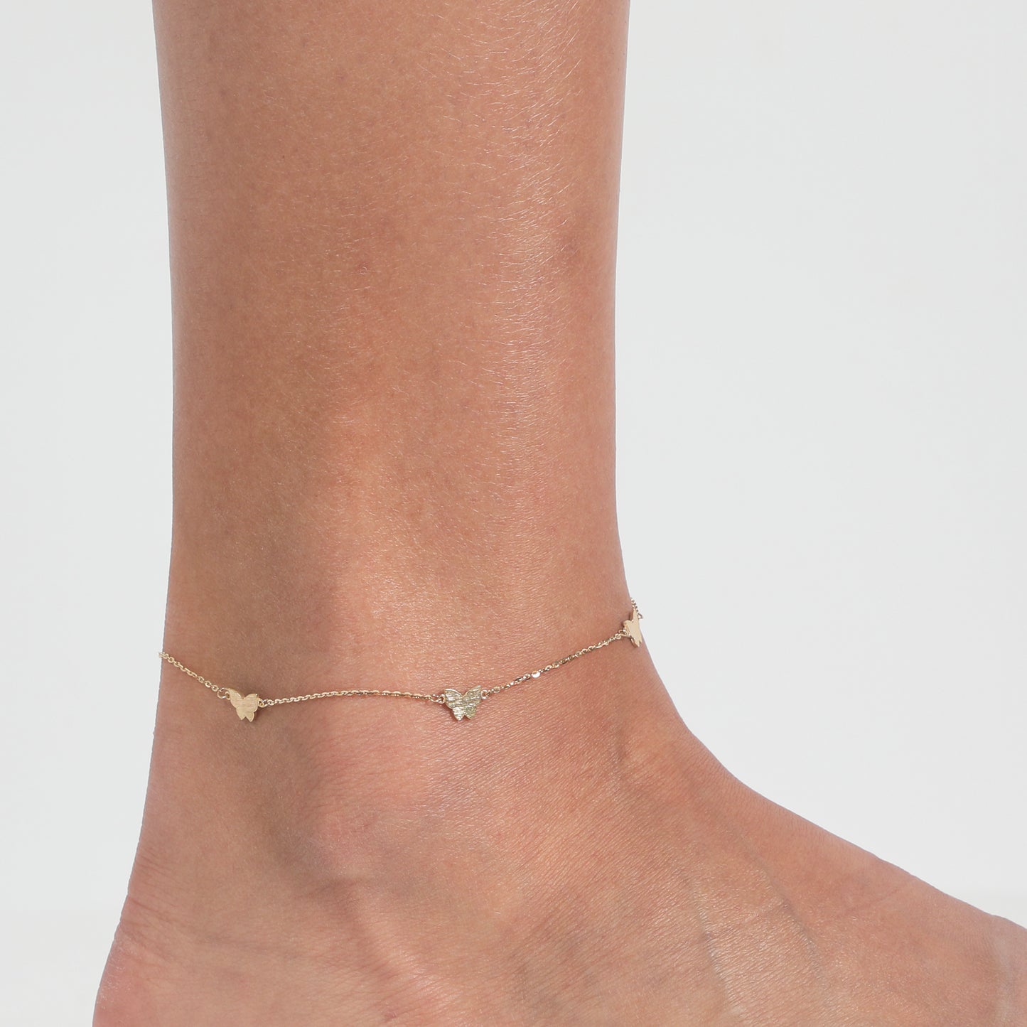 MICRO BUTTERFLY ANKLET