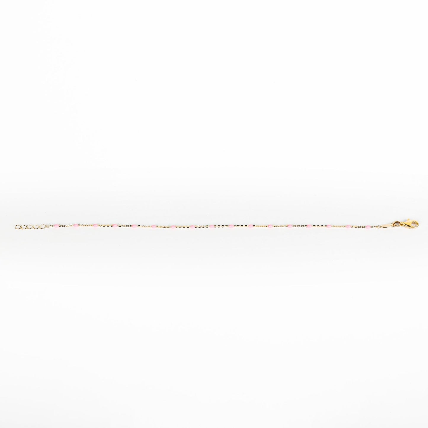 BEADED PINK BRACELET - Al Khatib Gold