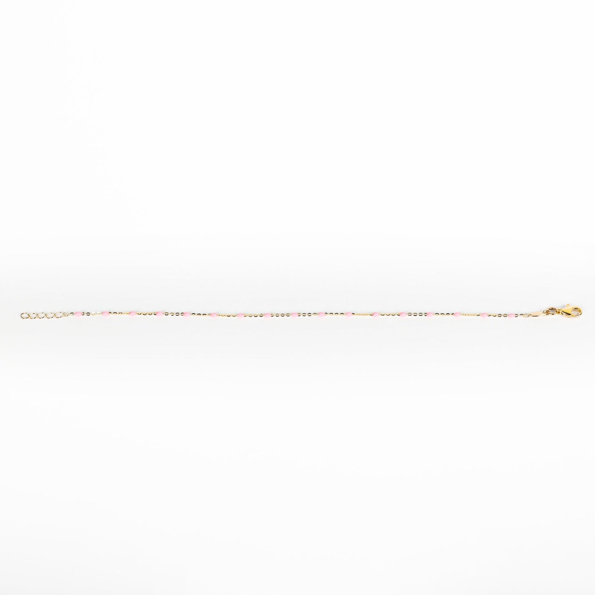 BEADED PINK BRACELET - Al Khatib Gold