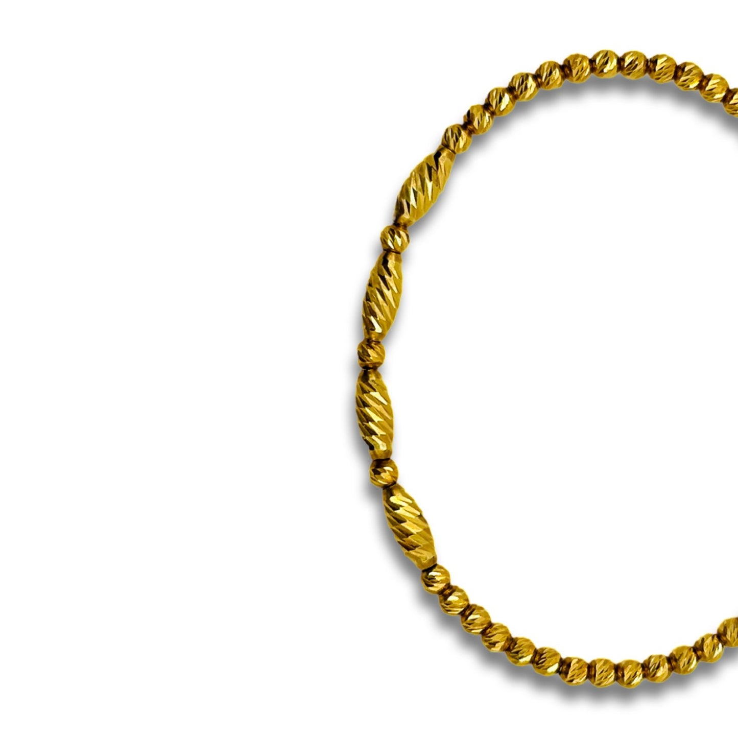 CHILDREN BEADED SPHERES BRACELET - Al Khatib Gold