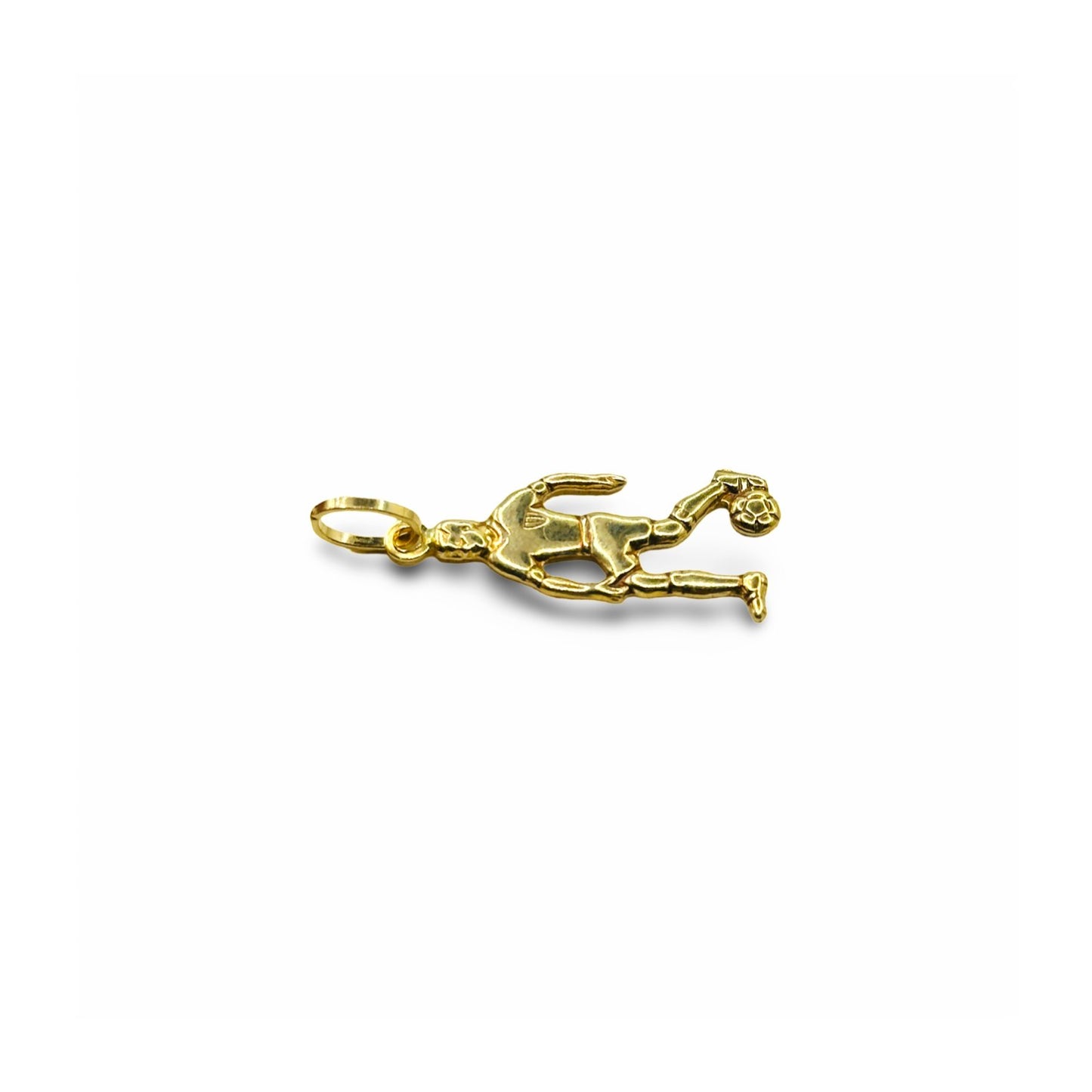 CHILDREN FOOTBALL PLAYER PENDANT - Al Khatib Gold