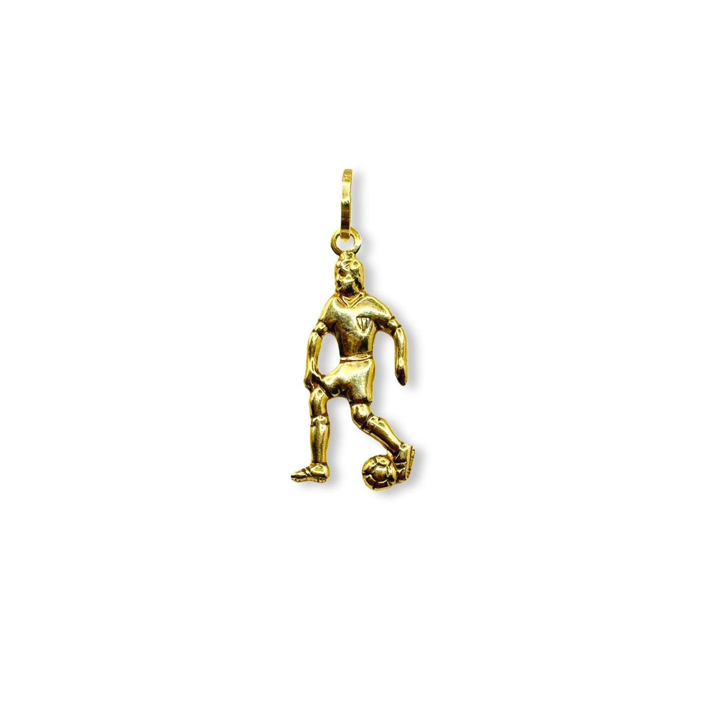 CHILDREN FOOTBALL PLAYER PENDANT - Al Khatib Gold