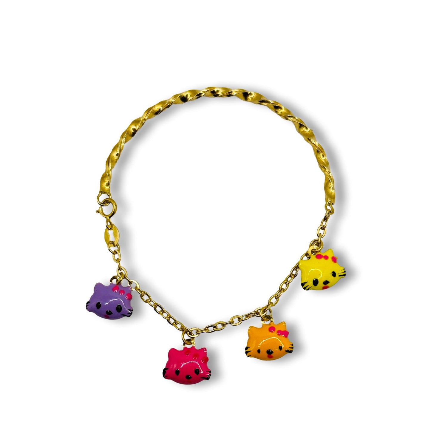 CHILDREN HELLO KITTY BRACELET - Al Khatib Gold