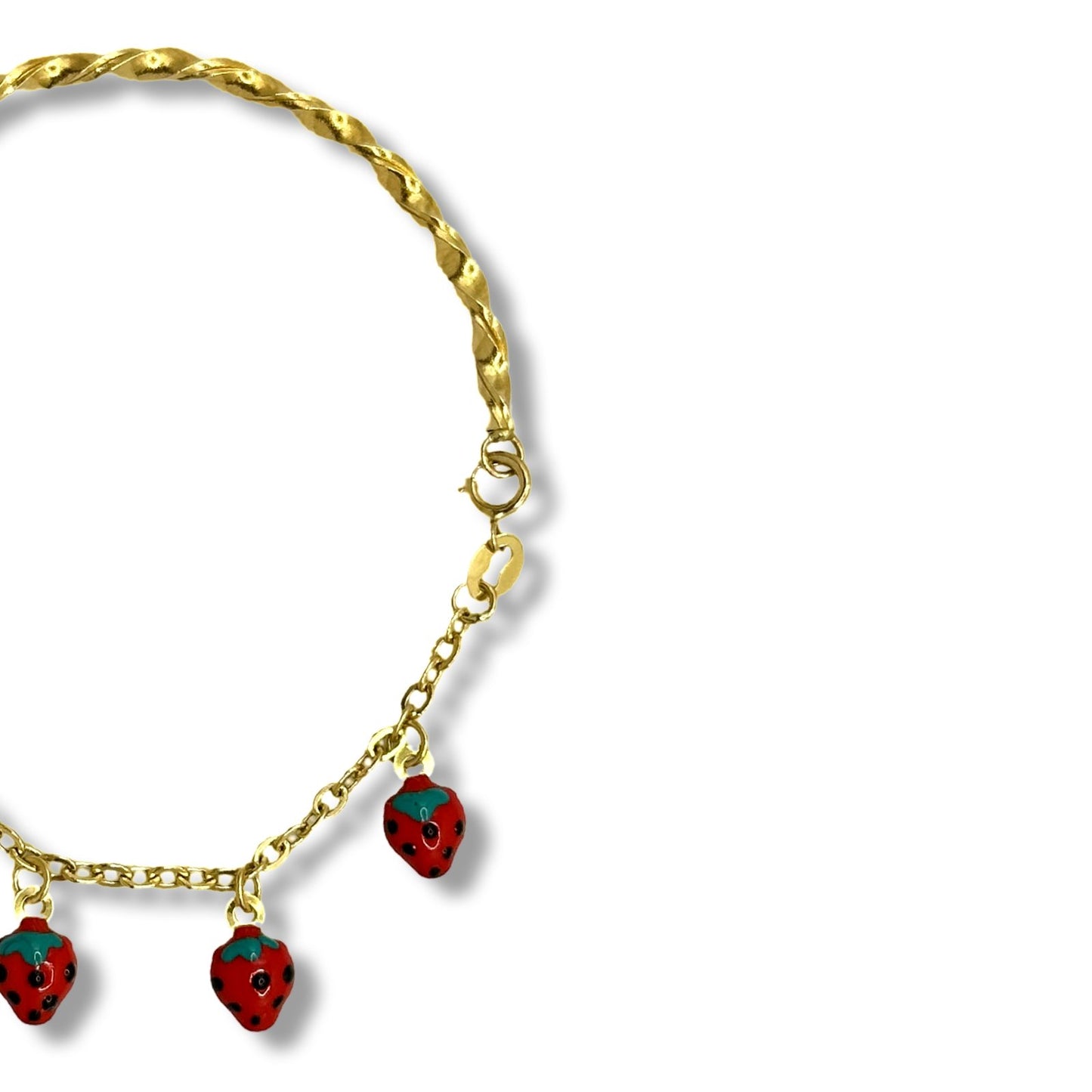 CHILDREN STRAWBERRY BRACELET - Al Khatib Gold