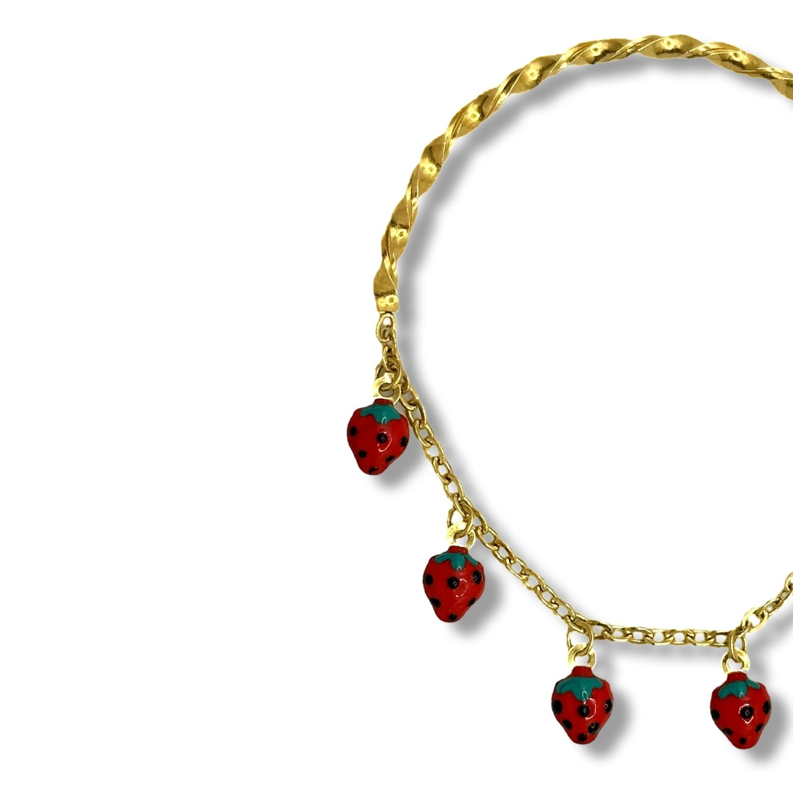 CHILDREN STRAWBERRY BRACELET - Al Khatib Gold