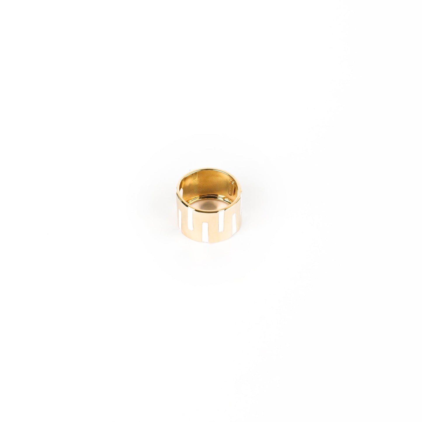 CHUNKY ABSTRACT ART RING - Al Khatib Gold