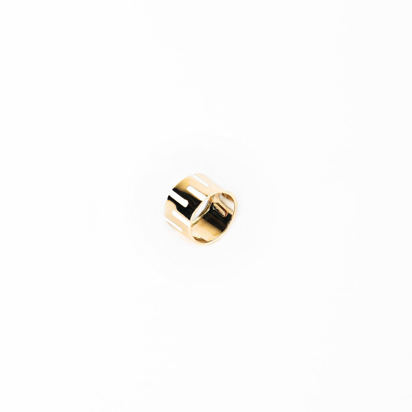 CHUNKY ABSTRACT ART RING - Al Khatib Gold