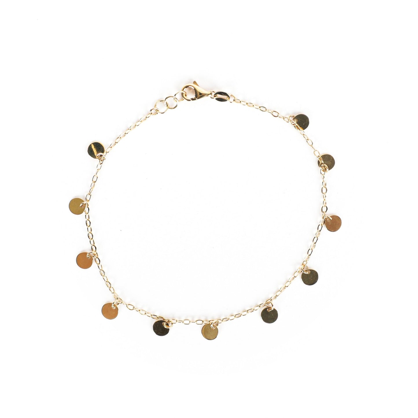 CIRCLE CHARM BRACELET - Al Khatib Gold