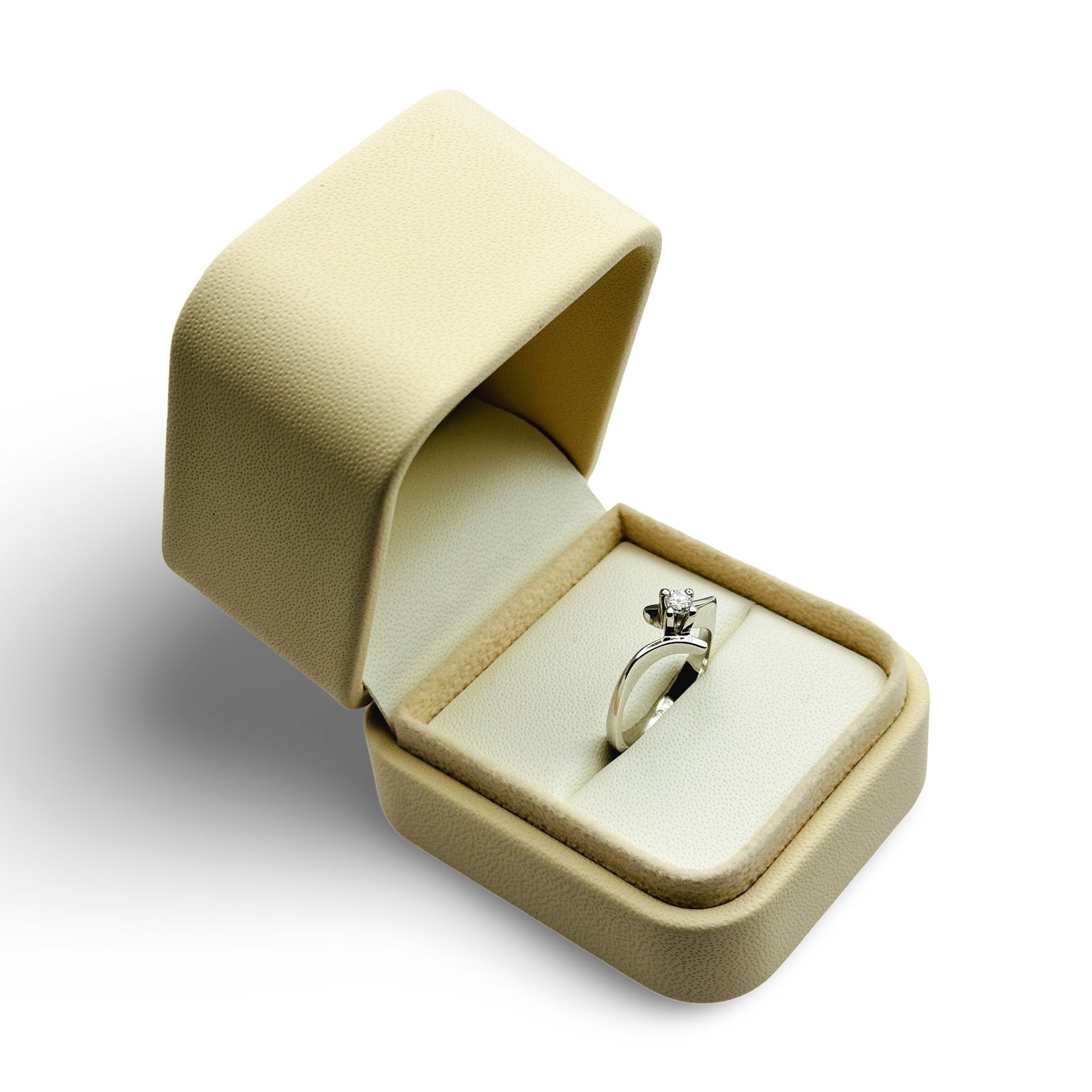 CLASSIC DIAMOND SOLITAIRE RING - Al Khatib Gold