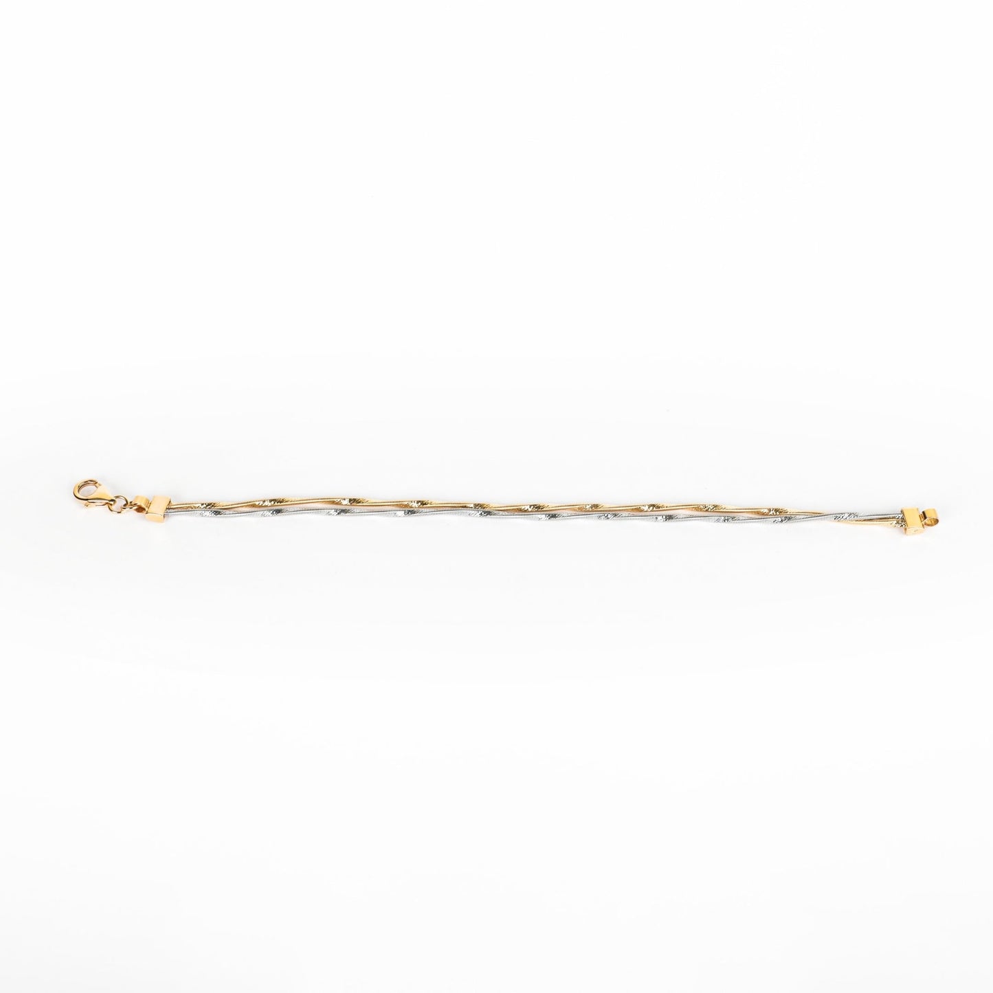 DOUBLE STRAND TWISTED BRACELET - Al Khatib Gold