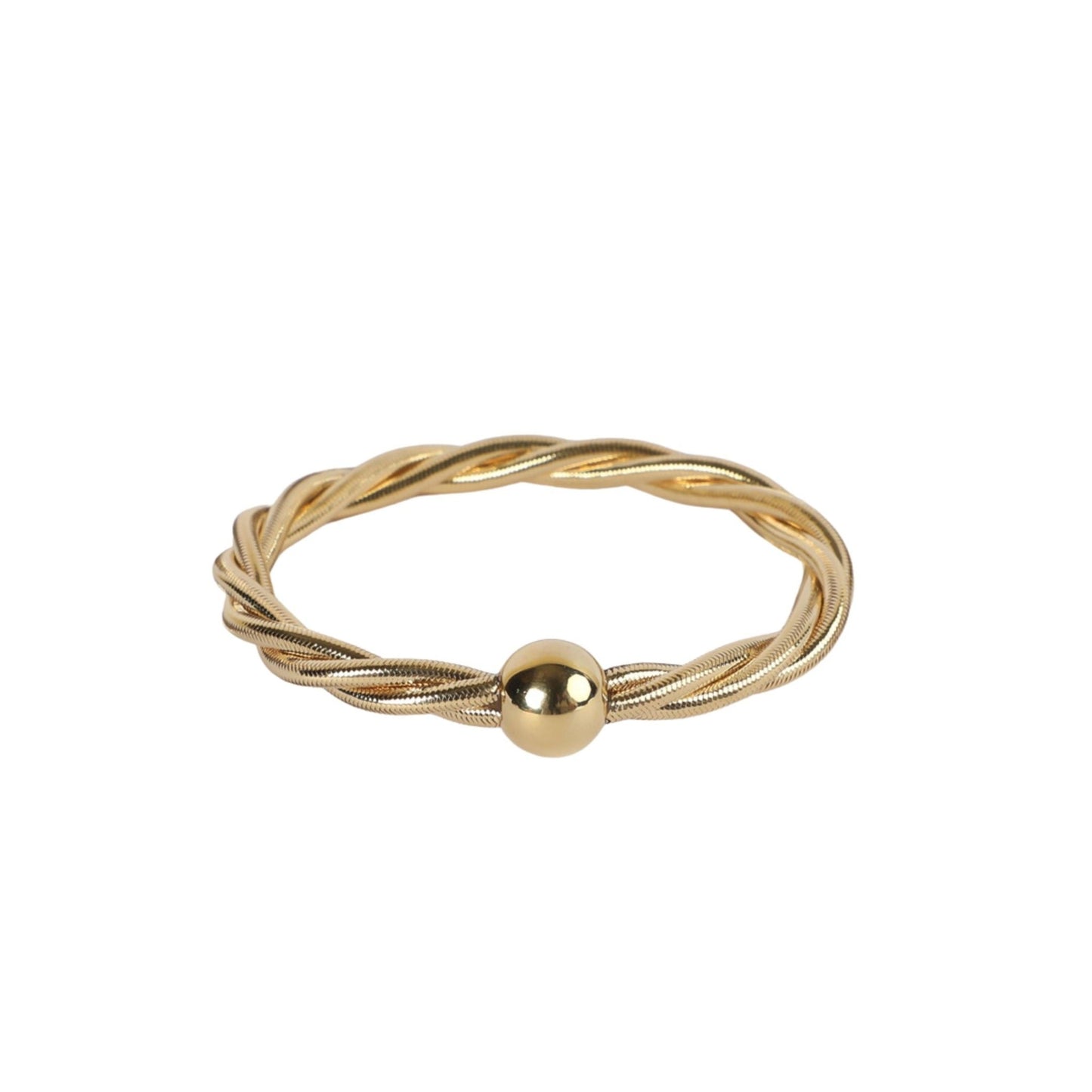 DREADLOCK BANGLE GOLD - Al Khatib Gold