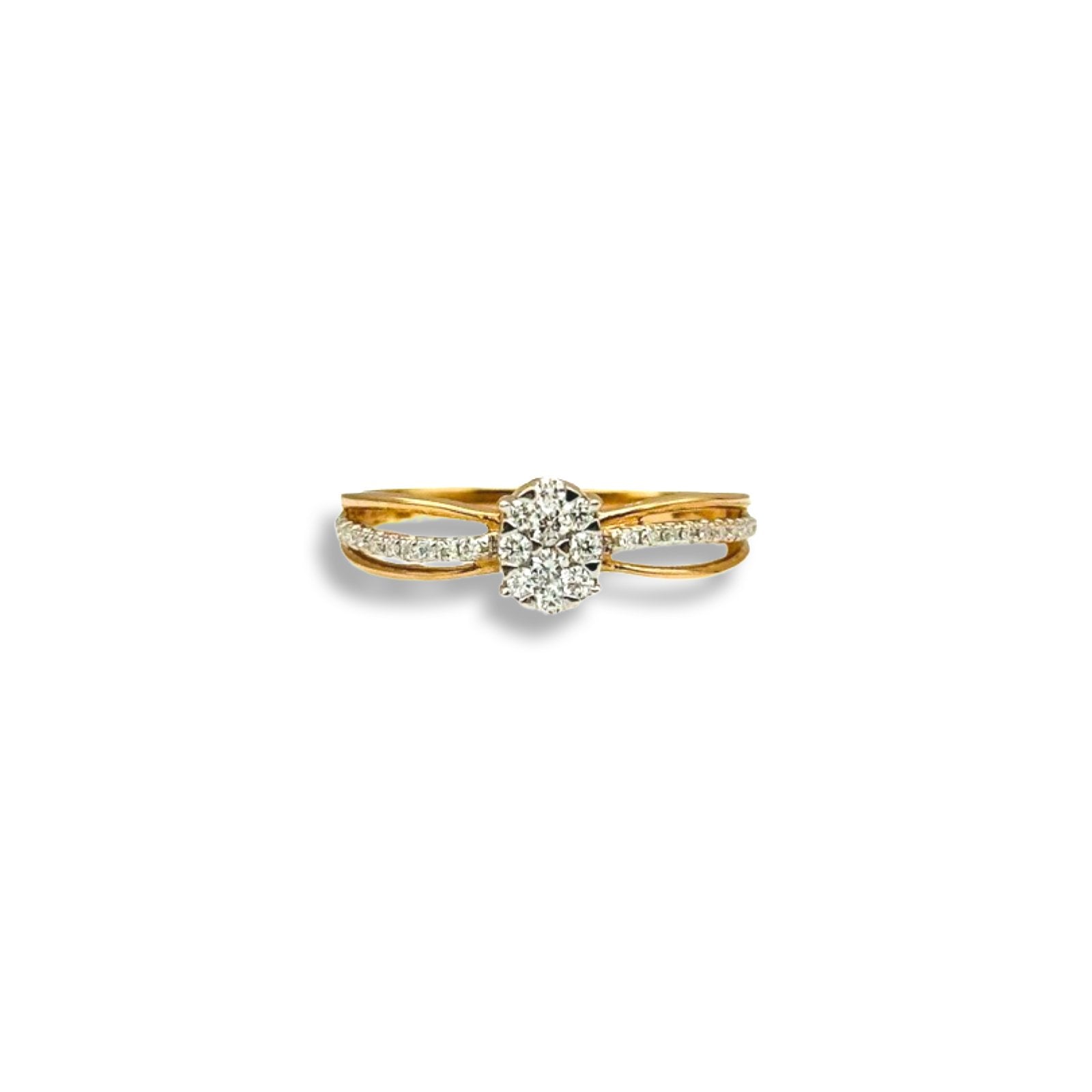 ETERNAL ELEGANCE DIAMOND RING - Al Khatib Gold