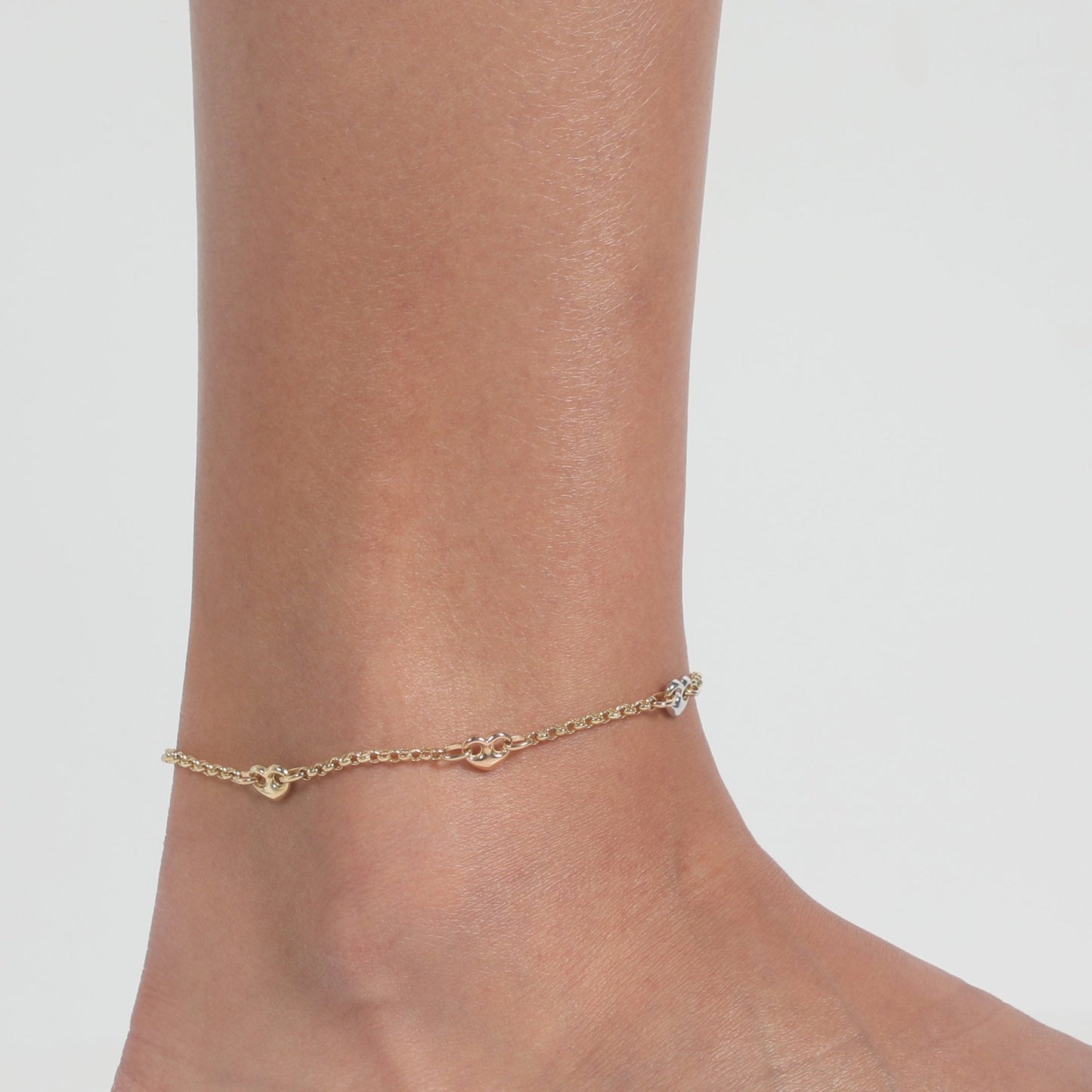 ETERNAL LOCK ANKLET - Al Khatib Gold