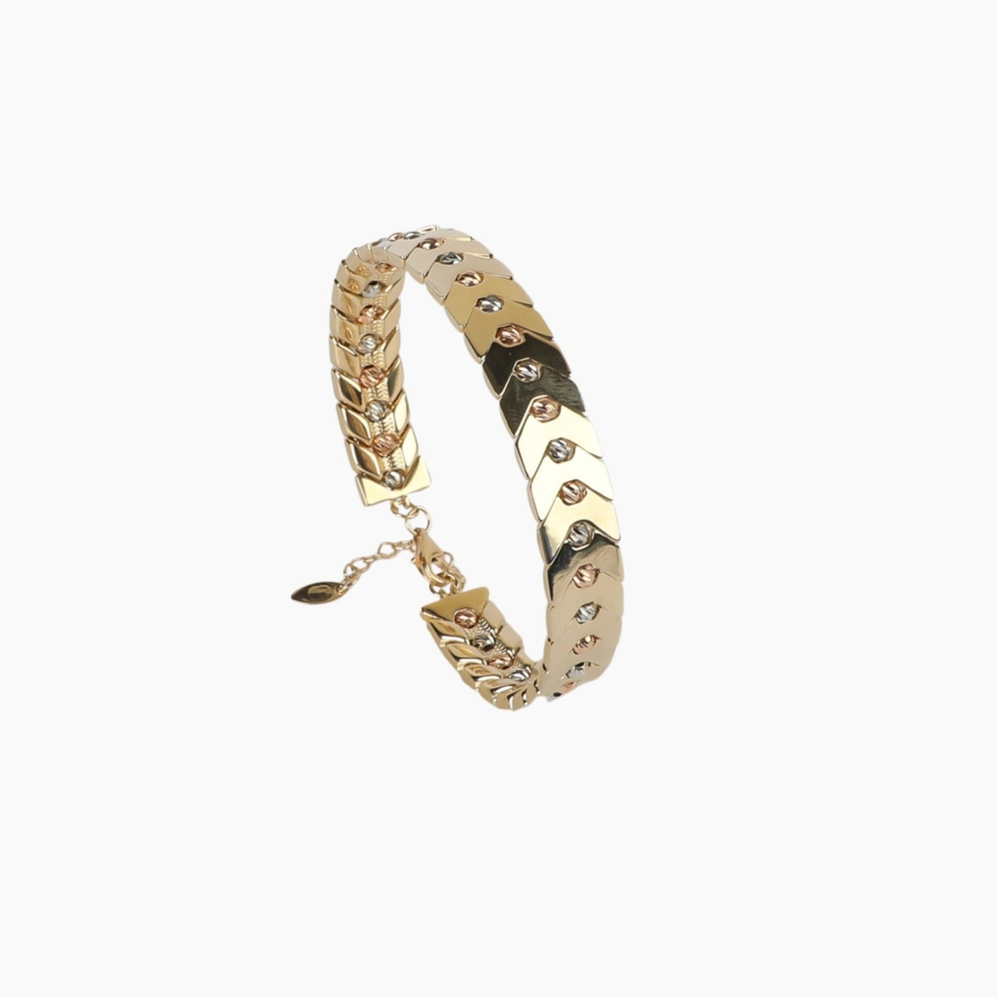 FISH SCALE BANGLE - Al Khatib Gold