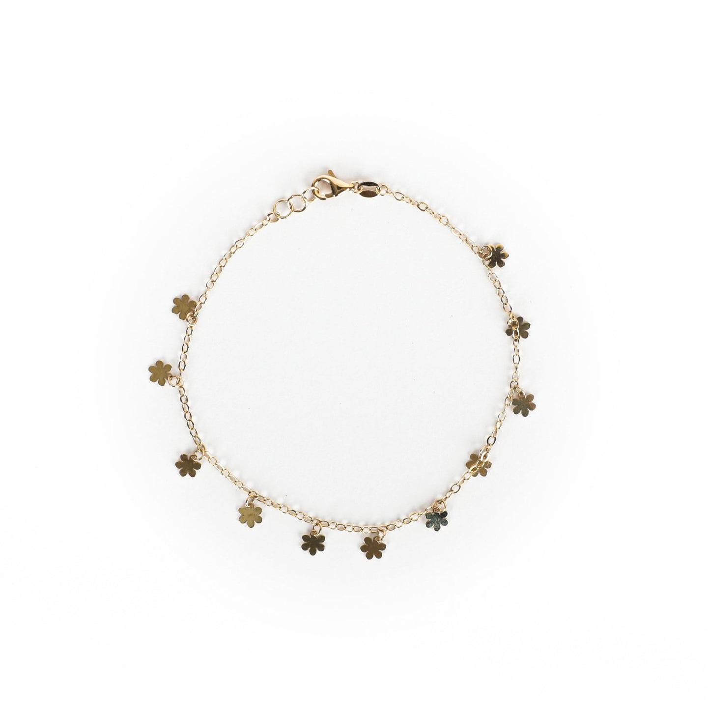 FLOWER CHARM BRACELET - Al Khatib Gold