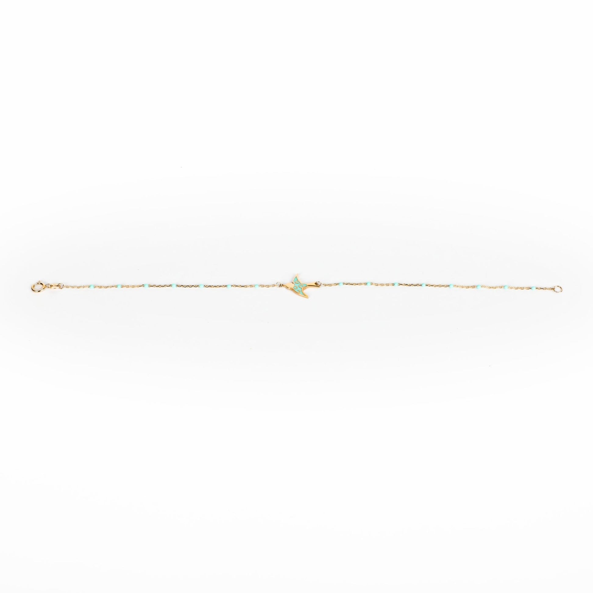 FRIENDSHIP BIRD BEADED BRACELET - Al Khatib Gold