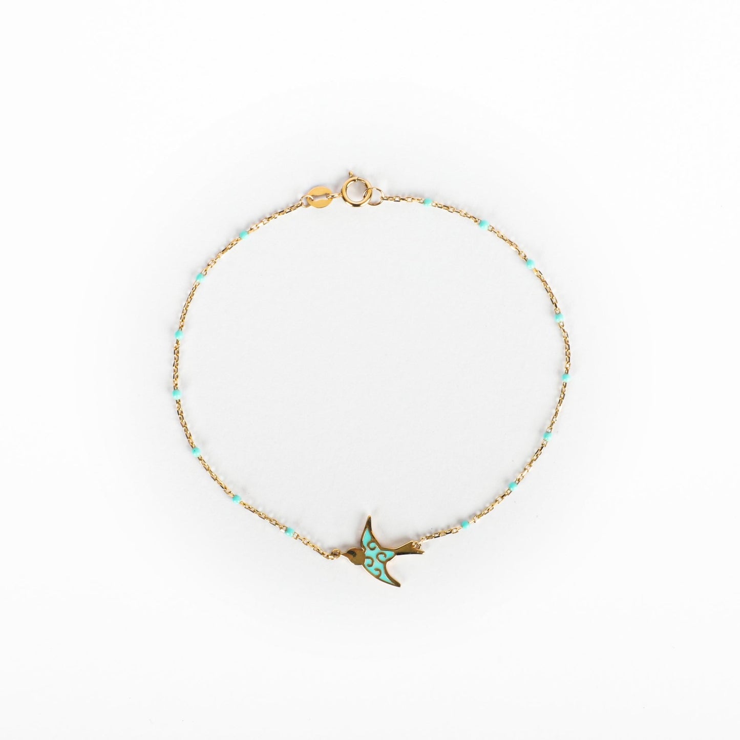 FRIENDSHIP BIRD BEADED BRACELET - Al Khatib Gold