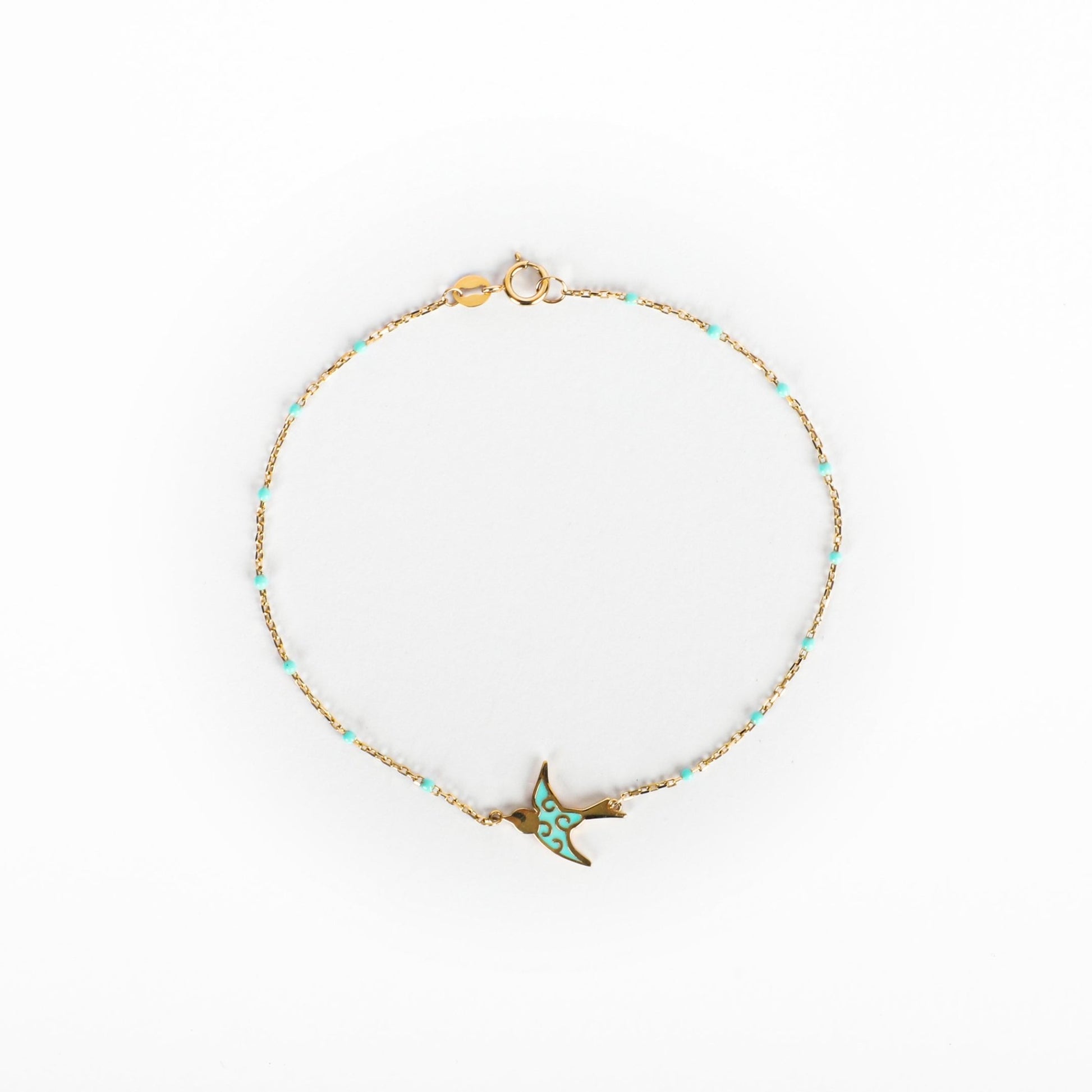 FRIENDSHIP BIRD BEADED BRACELET - Al Khatib Gold