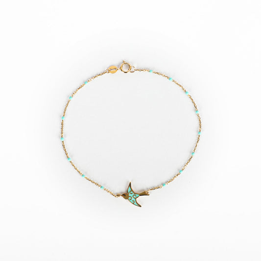 FRIENDSHIP BIRD BEADED BRACELET - Al Khatib Gold