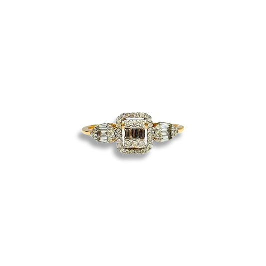 GOLDEN HORIZON DIAMOND RING - Al Khatib Gold