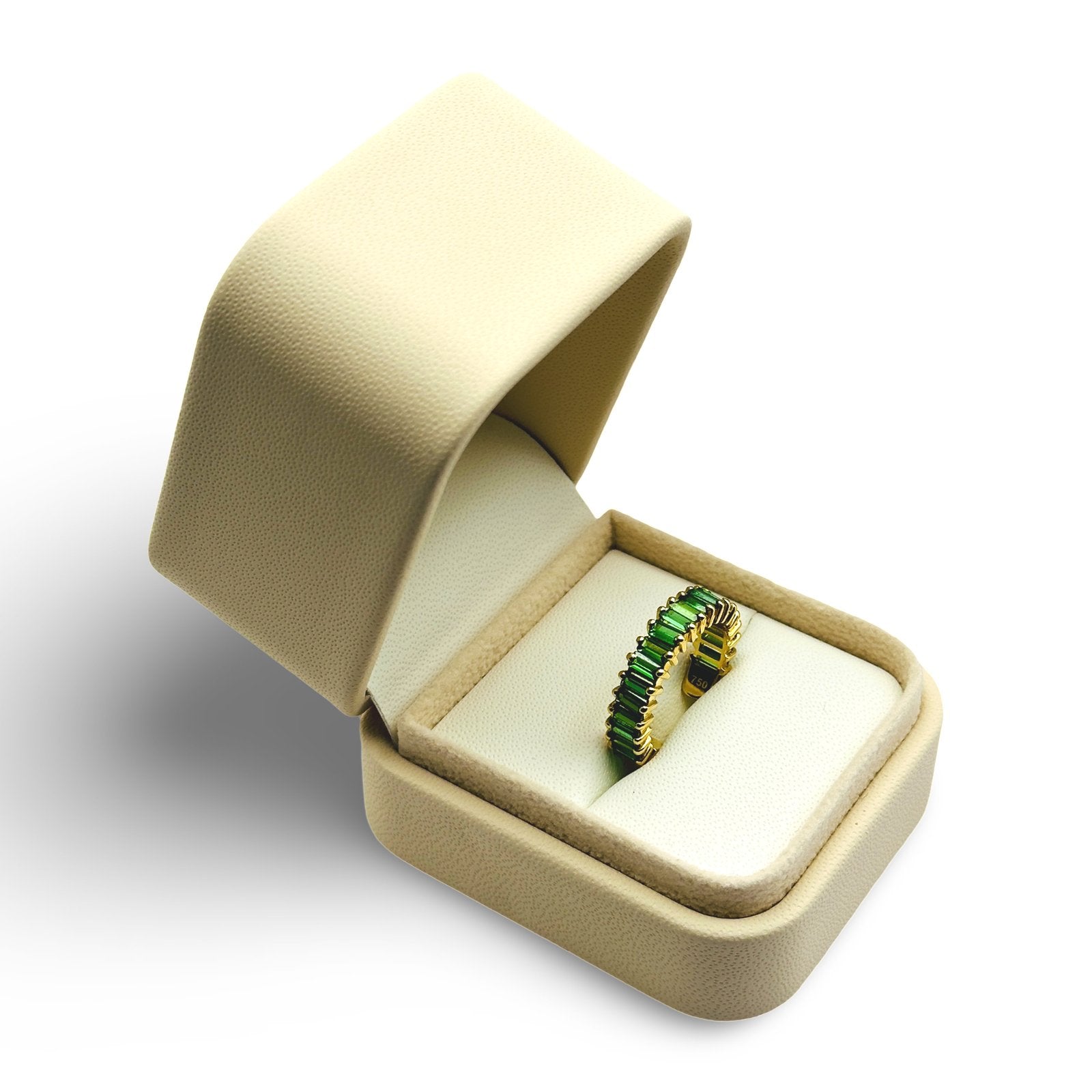 GREEN GLIMMER RING - Al Khatib Gold