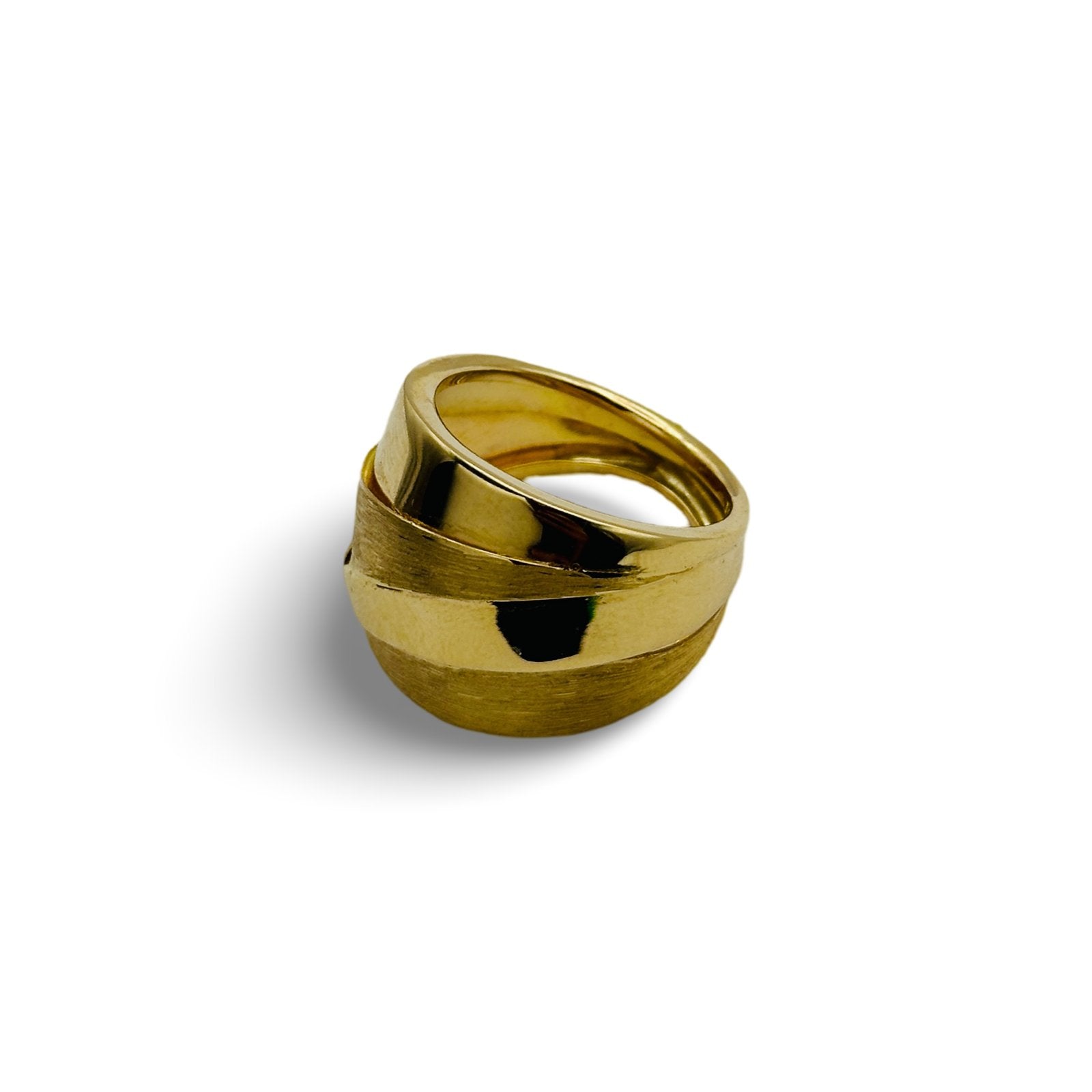 ICONIC CURVES RING - Al Khatib Gold