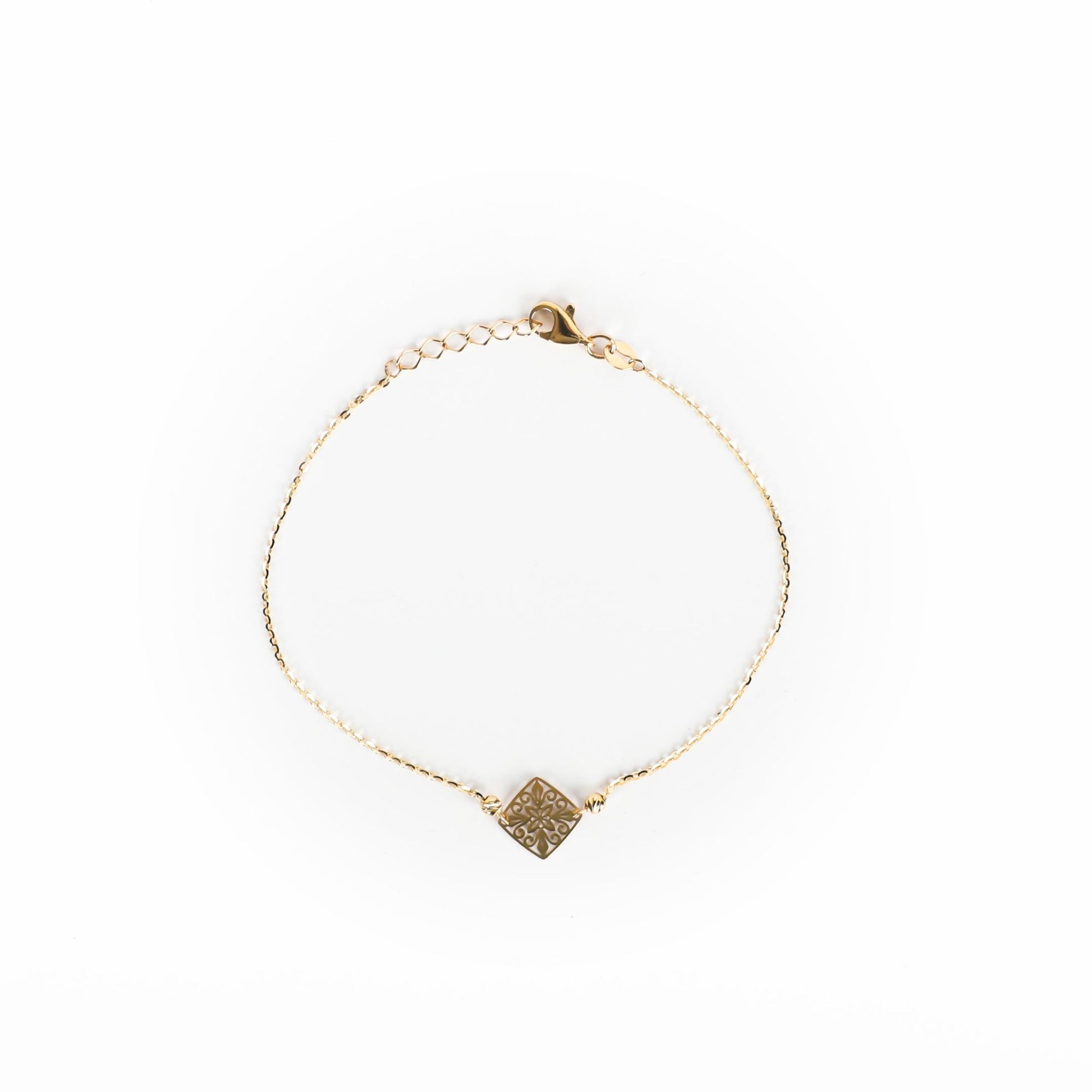 ISLAMIC ART DIAMOND SHAPE BRACELET - Al Khatib Gold