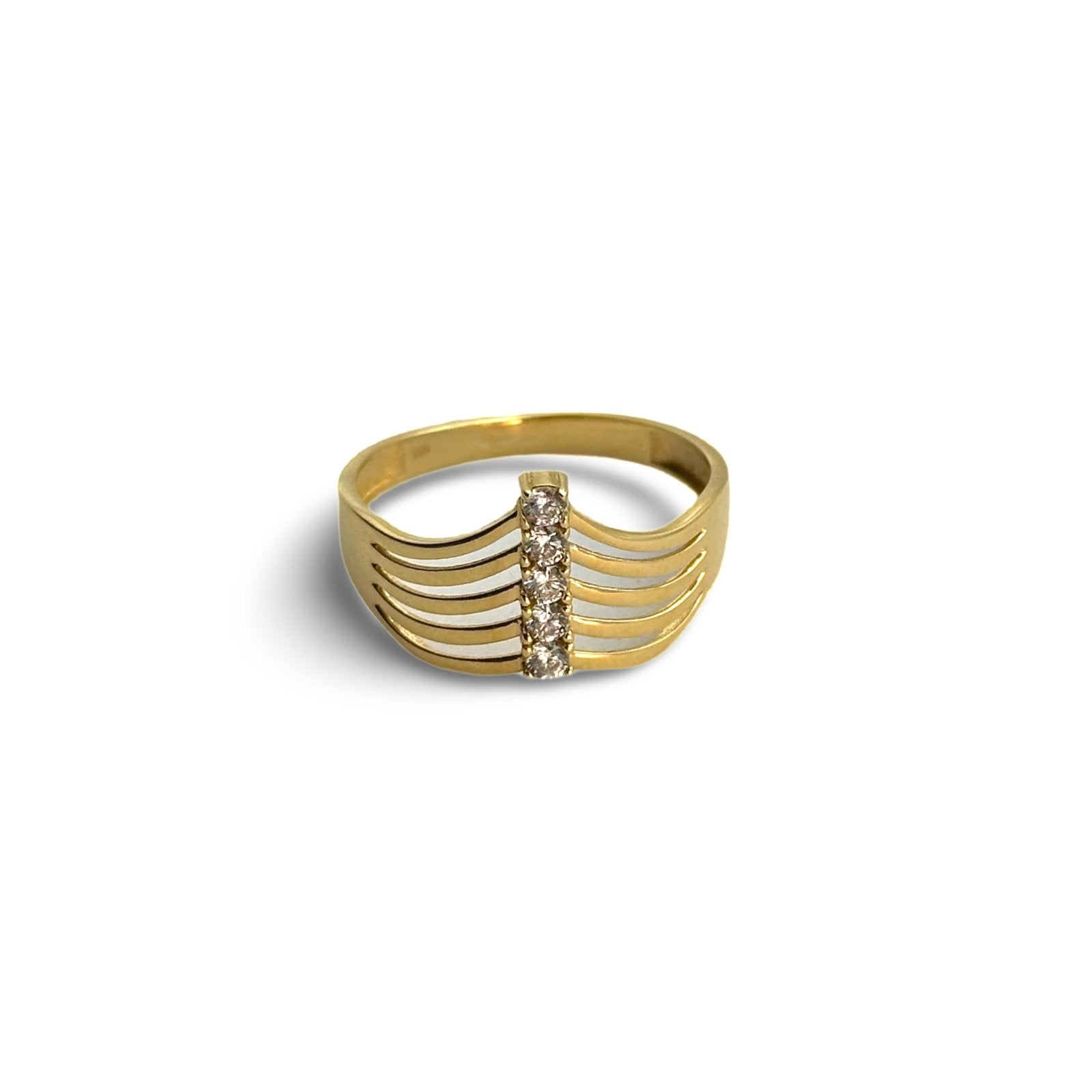 LA WAVES RING - Al Khatib Gold