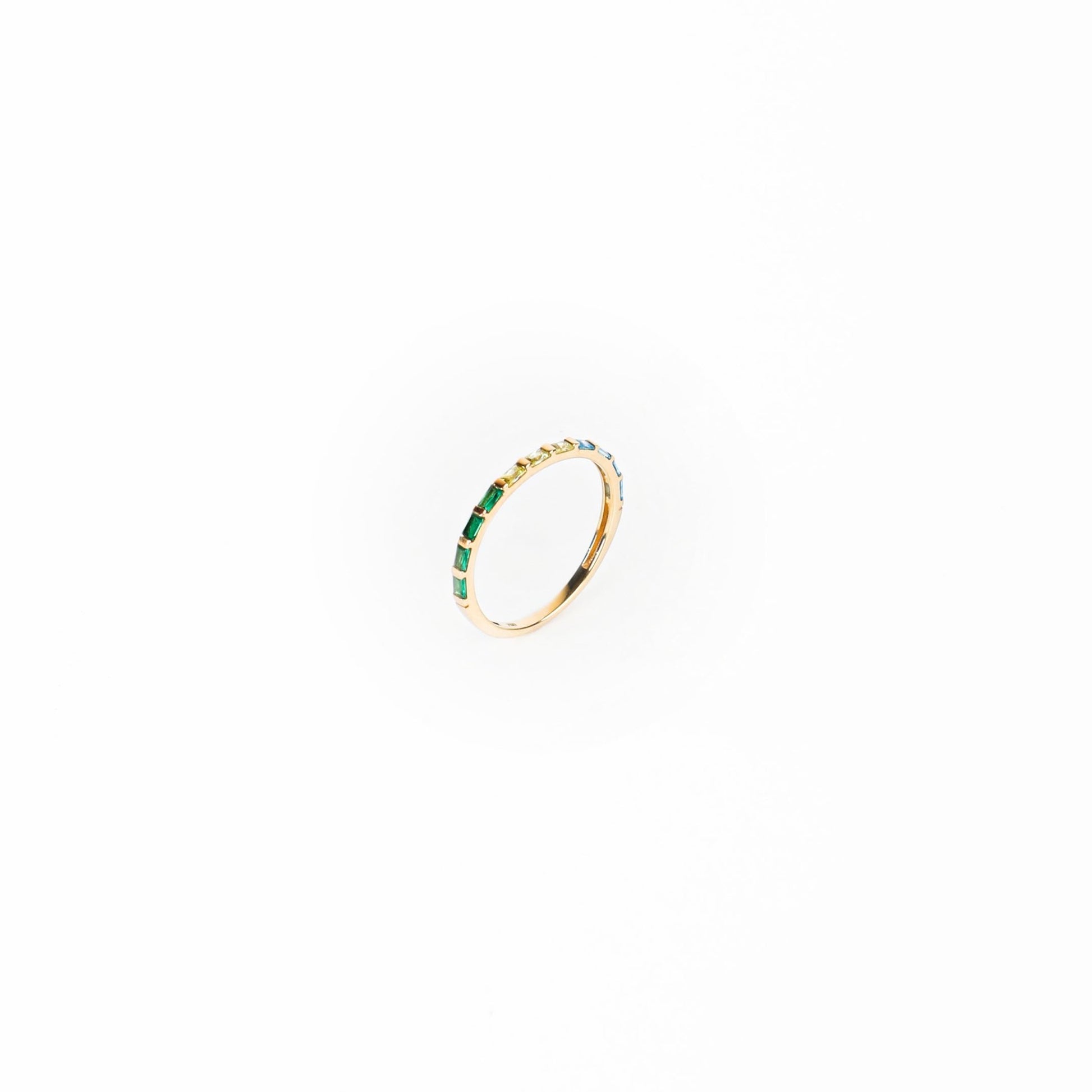 MULTICOLOR RING - Al Khatib Gold