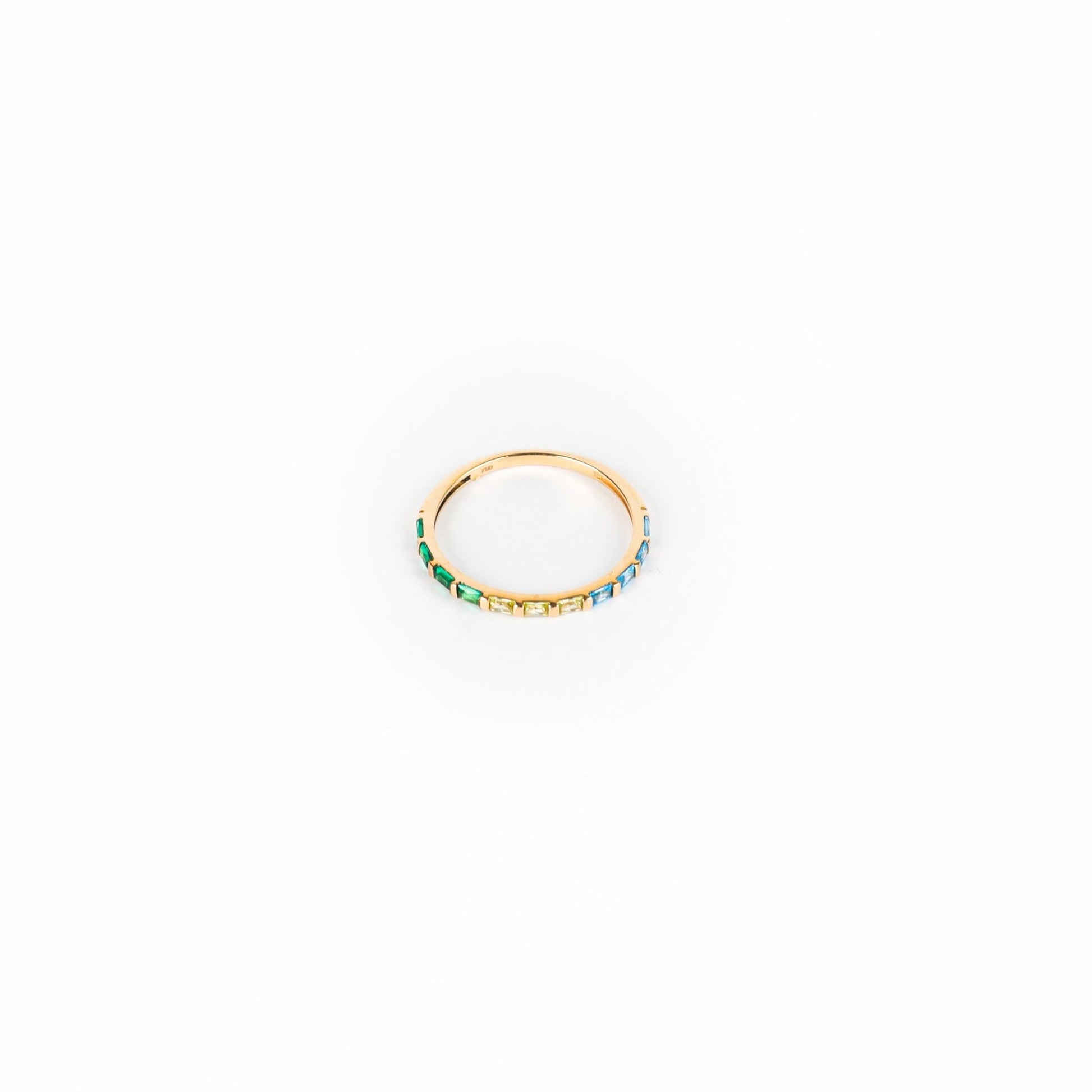 MULTICOLOR RING - Al Khatib Gold