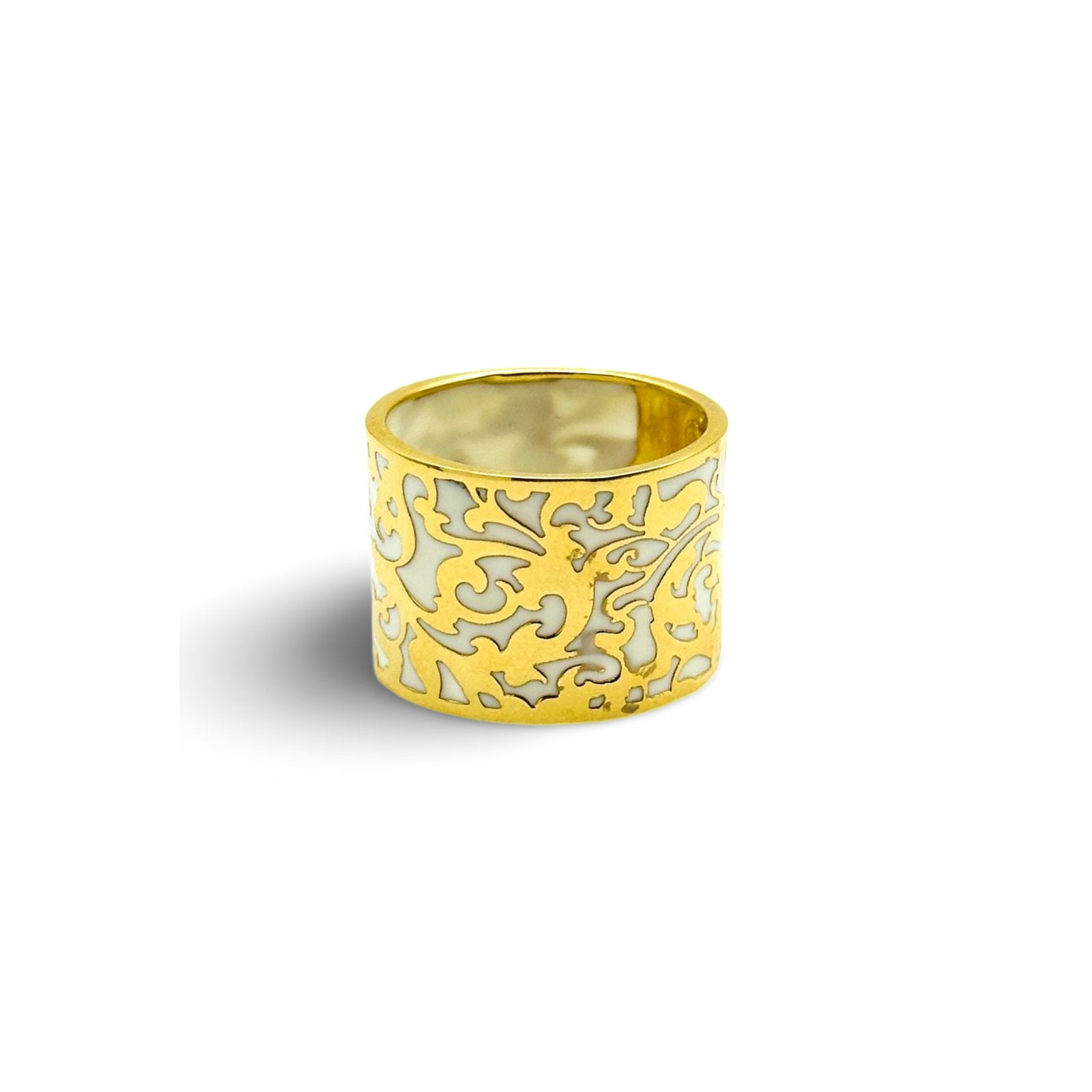 PATTERNED RING - Al Khatib Gold