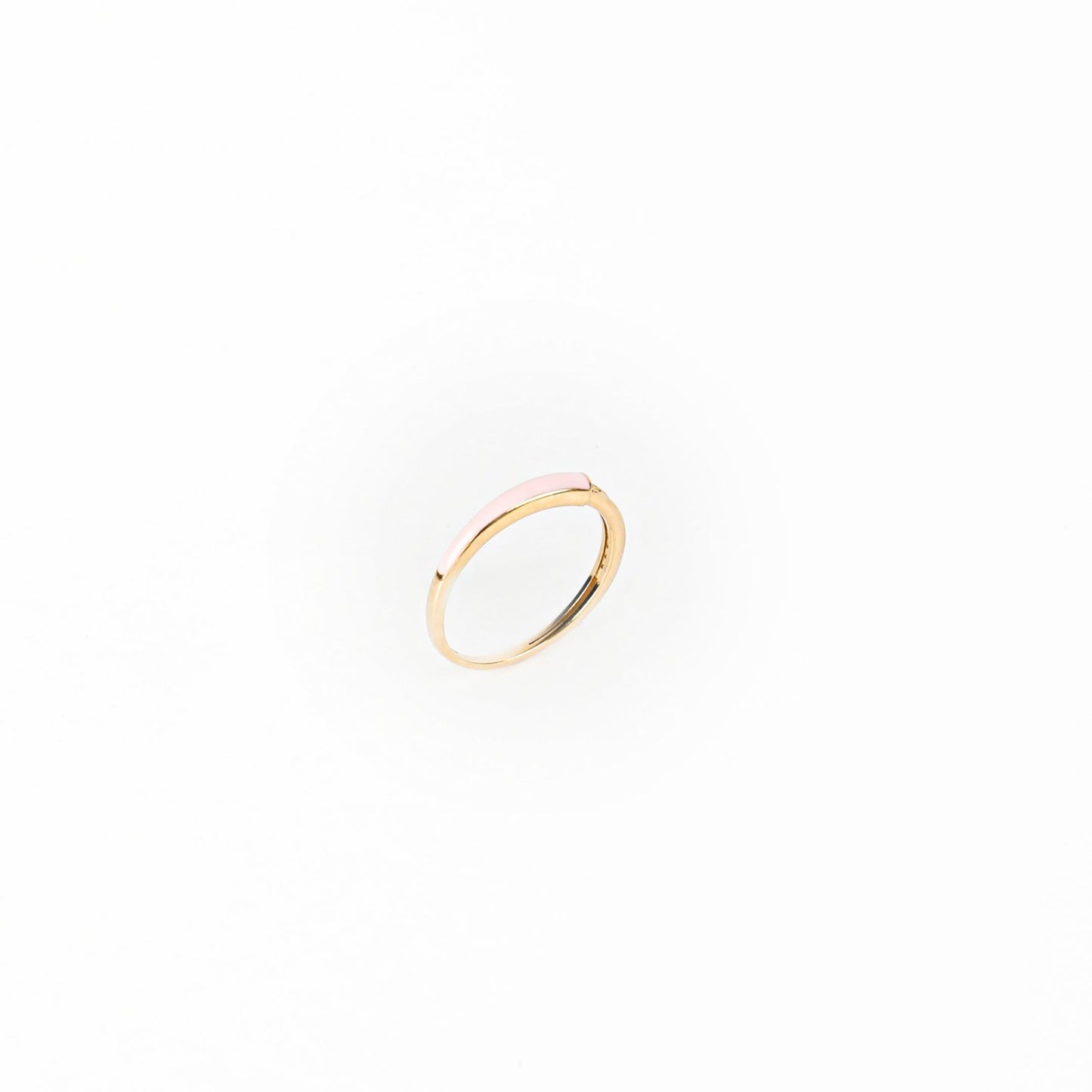 PLAIN JANE PINK RING - Al Khatib Gold