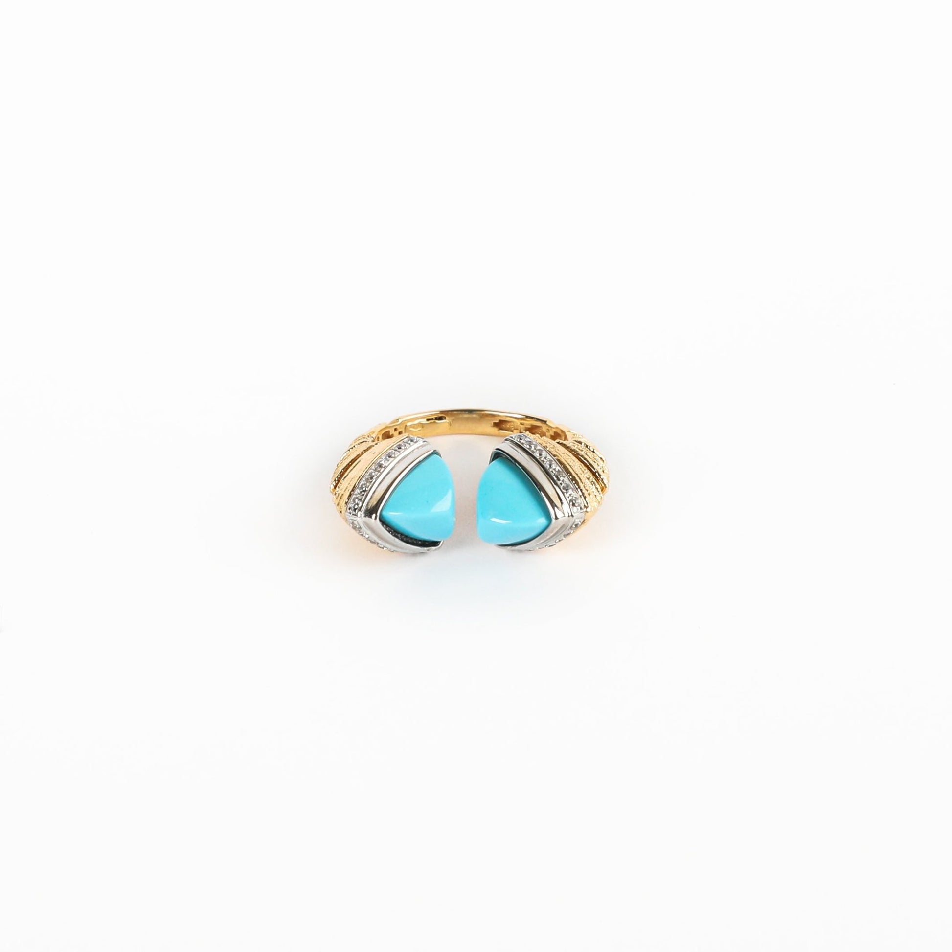 SERENITY BLUE RING - Al Khatib Gold