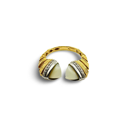 SERENITY WHITE RING - Al Khatib Gold