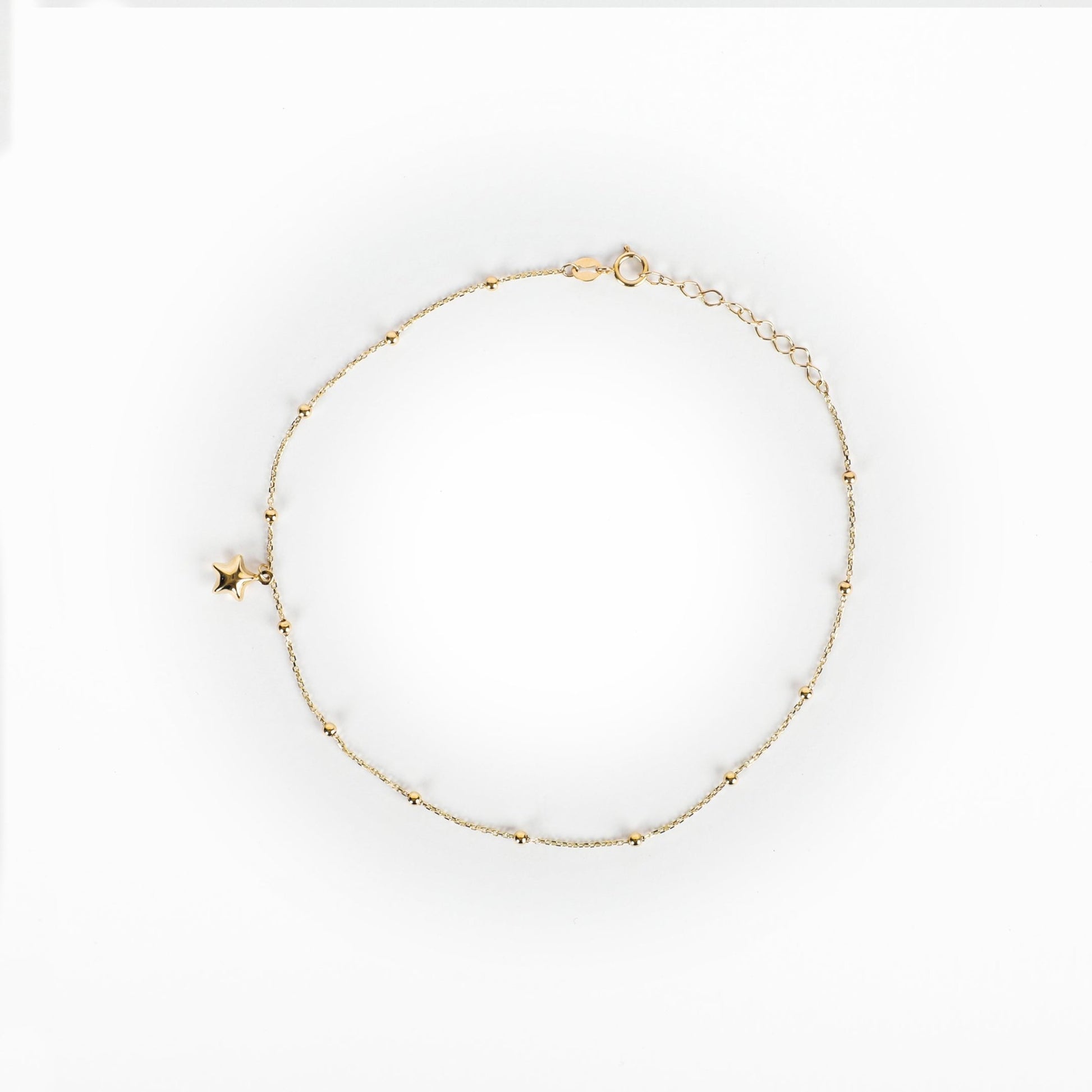 STAR GAZE ANKLET - Al Khatib Gold