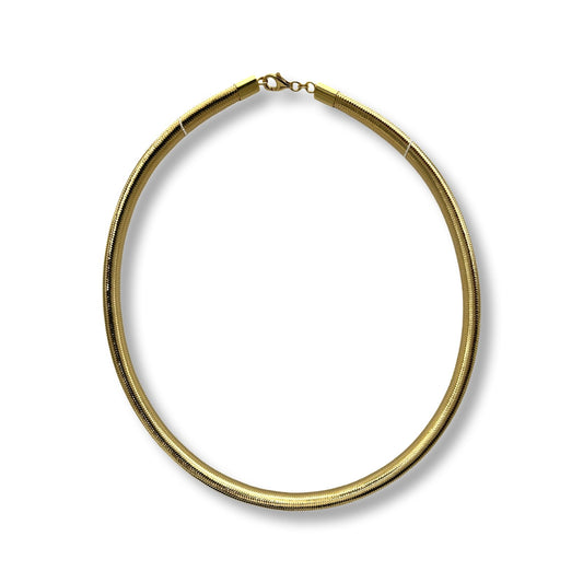 STRETCHY RIBBED CHOKER - Al Khatib Gold