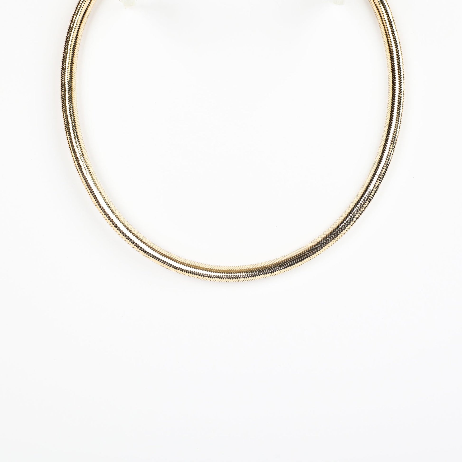 STRETCHY RIBBED CHOKER - Al Khatib Gold